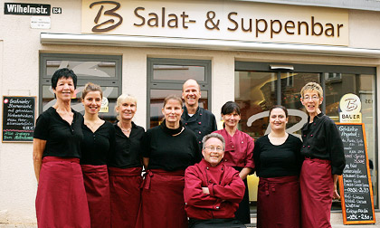 Das Team der Bauer Salat- und Suppenbar